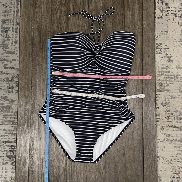 TOMMY HILFIGER Striped Halterneck One-Piece Swimsuit - Picture 8 of 10